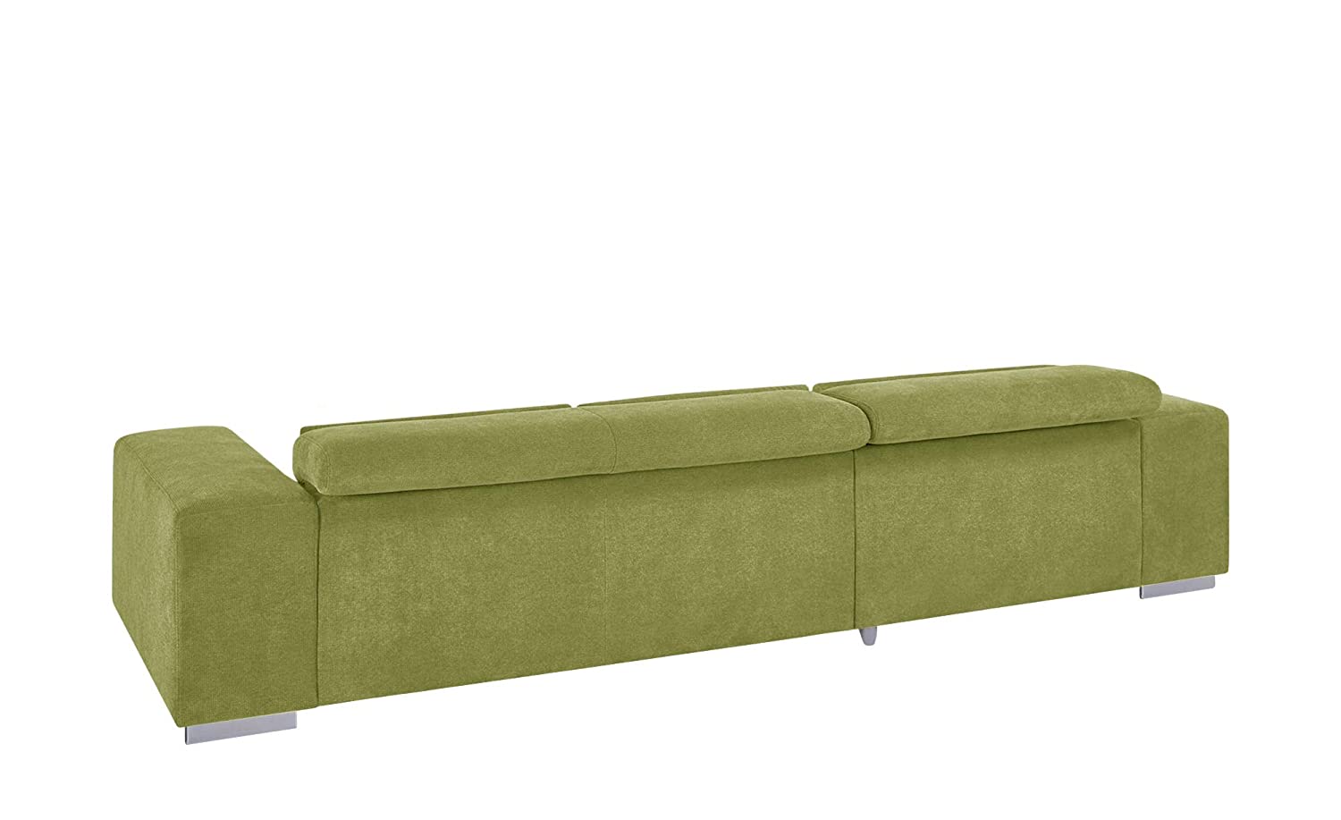 TRUSTYCOMFORT MAGNUM LSHAPE 6 SEATER FABRIC GREEN SOFA SET (RHS)