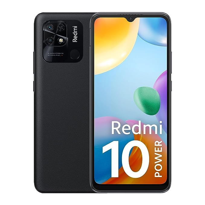 XIAOMI REDMI 10 POWER (POWER BLACK, 8GB RAM, 128GB STORAGE)