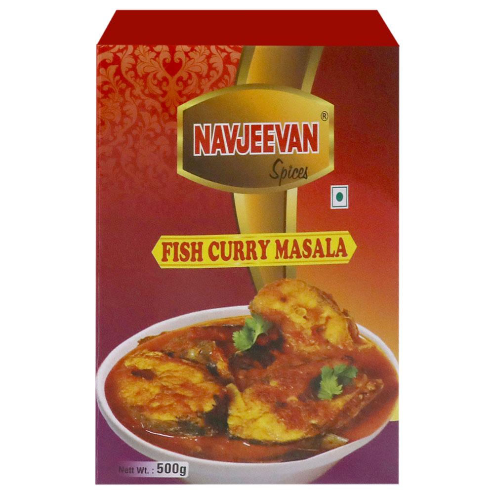 NAVJEEVAN FISH CURRY MASALA 500 G