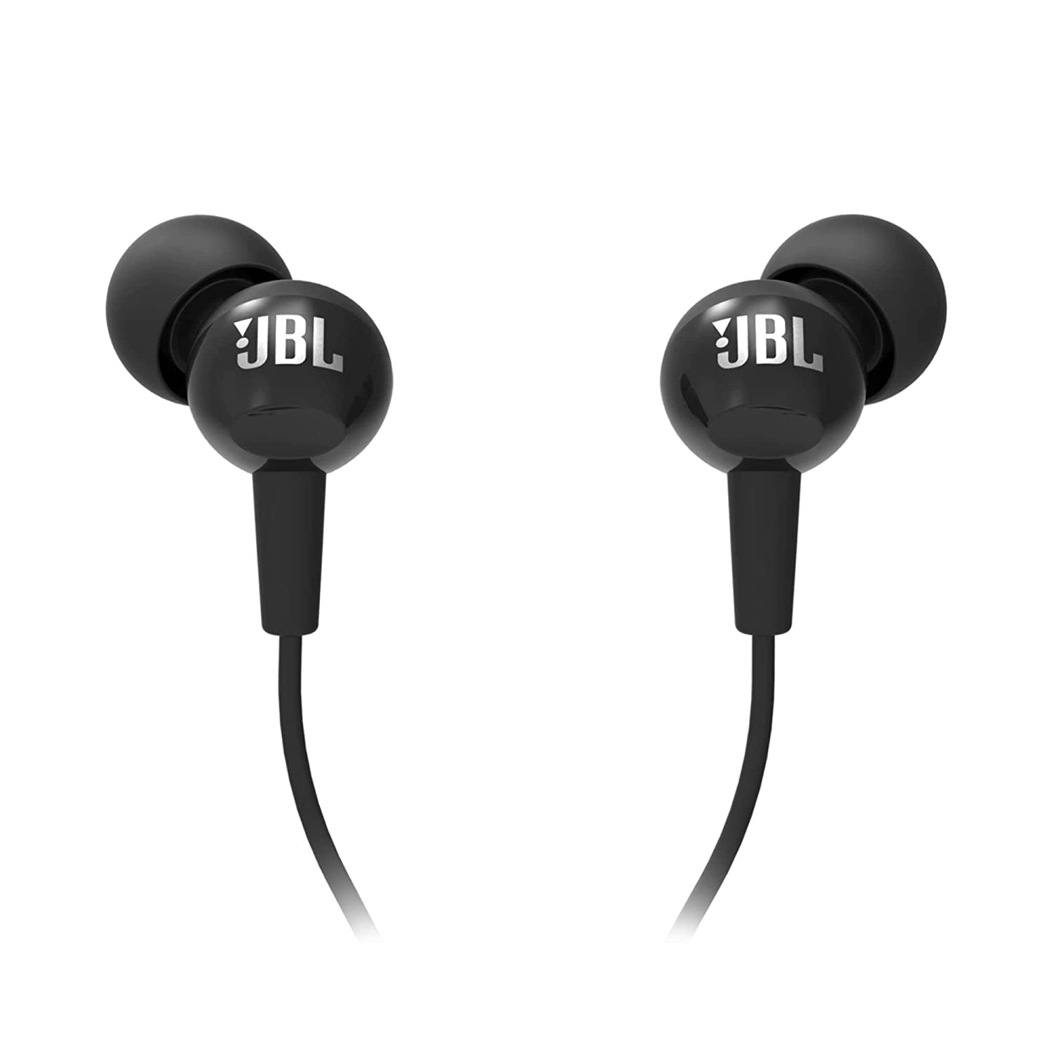 JBL C100SI IN EAR WIRED EARPHONES WITH MIC (BLACK)