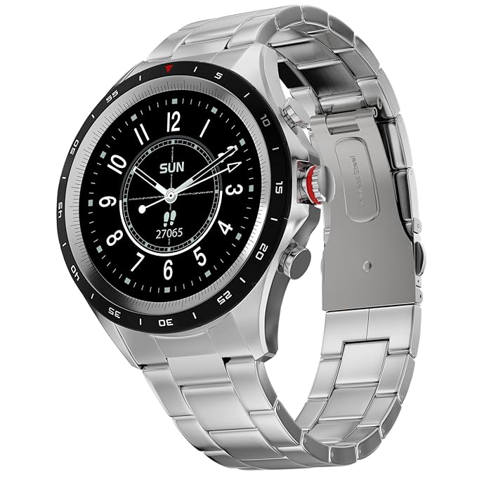 FIRE-BOLTT SOLACE LUXURY STAINLESS STEEL SMART WATCH, 1.32