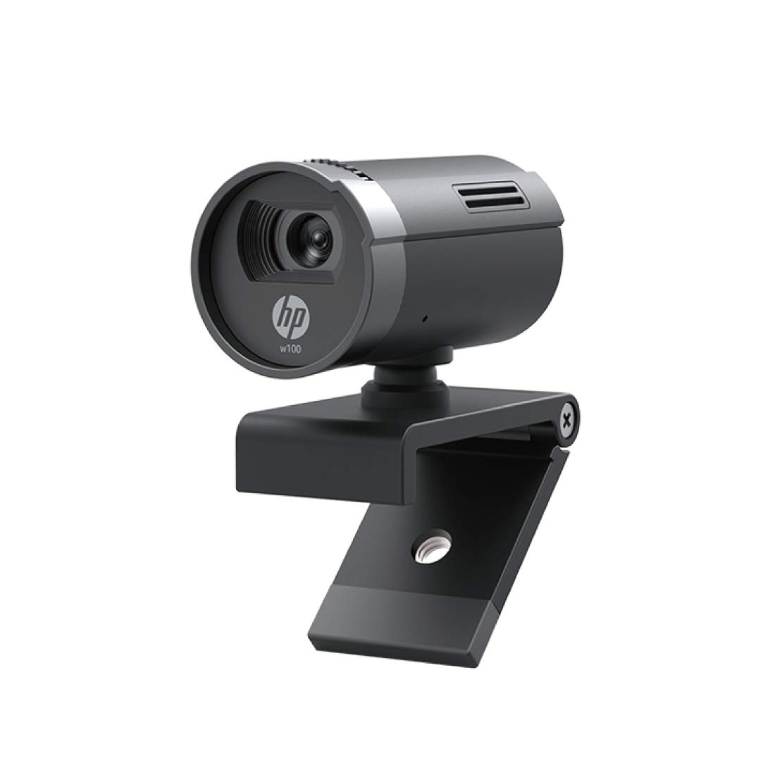 HP W100 480P/30 FPS WEBCAM, BUILT-IN MIC, PLUG AND PLAY, WIDE-ANGLE VIEW FOR VIDEO CALLING, SKYPE, ZOOM, MICROSOFT TEAMS, BLACK