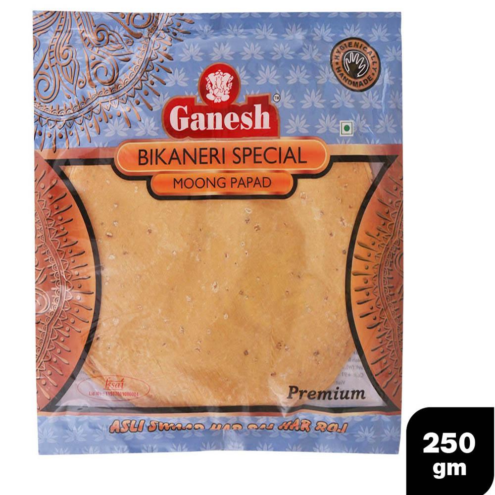 GANESH BIKANERI SPECIAL MOONG PAPAD 250 G