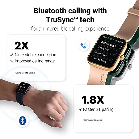 NOISE PULSE GO BUZZ SMART WATCH WITH ADVANCED BLUETOOTH CALLING, 1.69