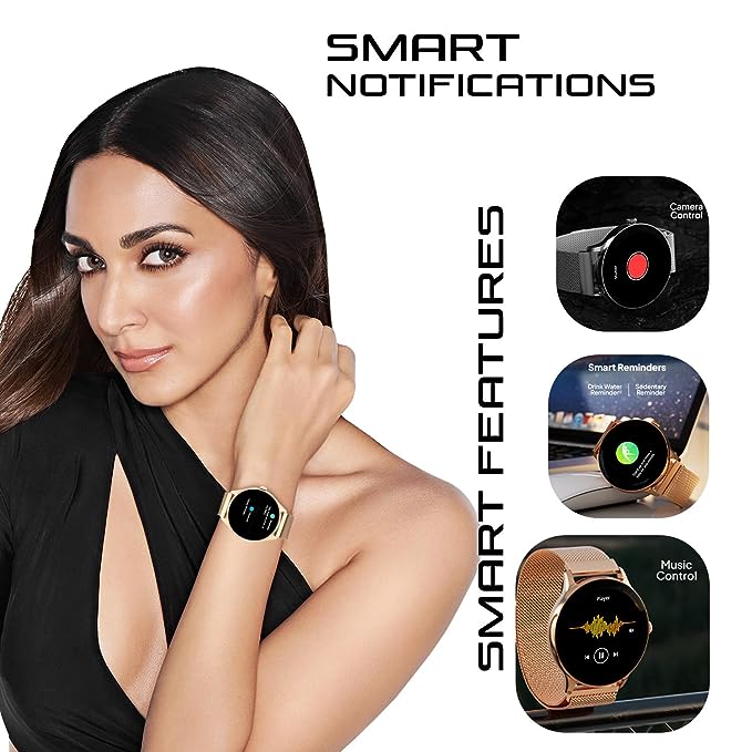 FIRE-BOLTT ACE LUXURY PHOENIX AMOLED STAINLESS STEEL SMART WATCH 1.43