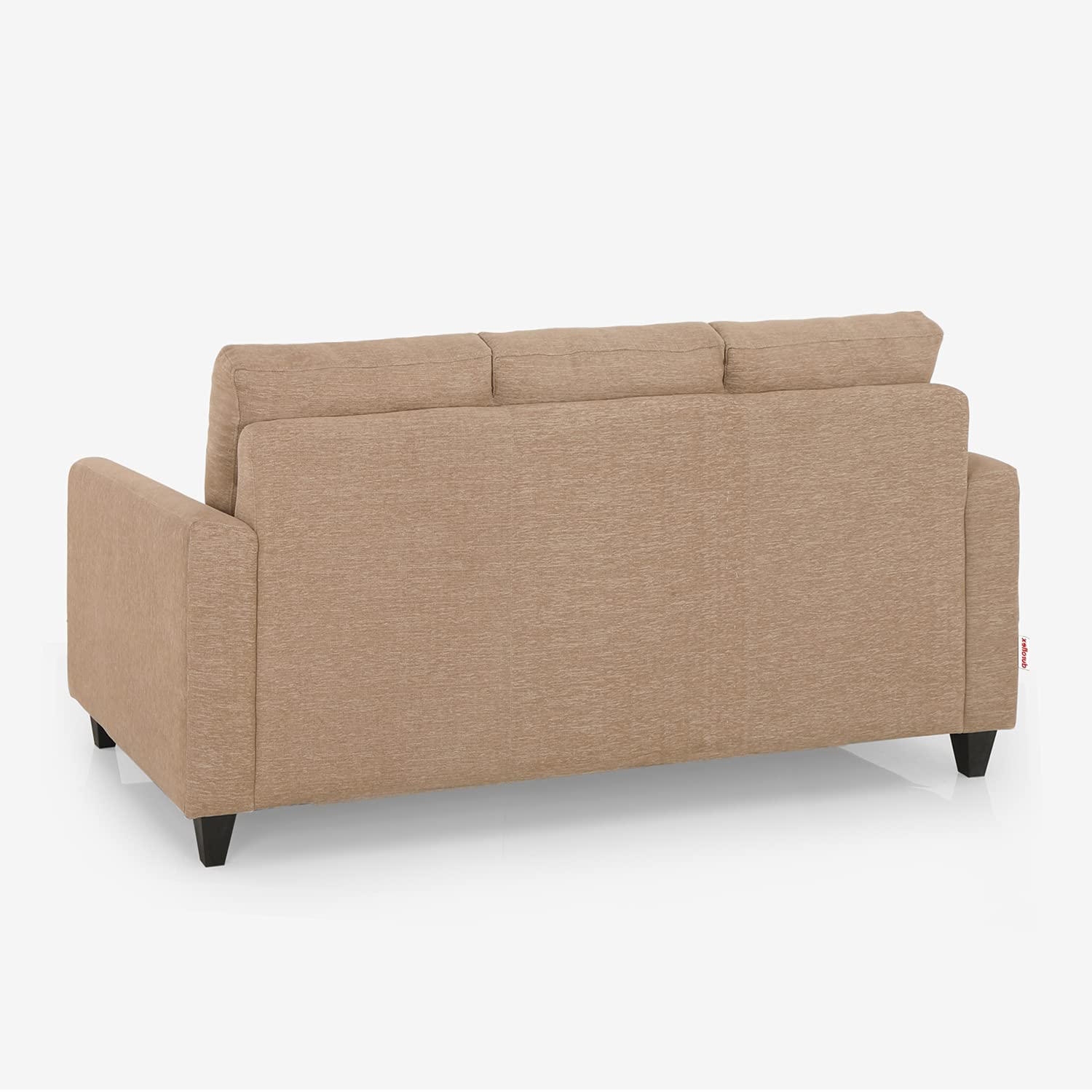 DUROFLEX ZIVO FABRIC SOFA (BROWN, 3 SEATER)