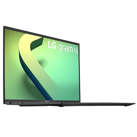 LG GRAM16 INTEL EVO-[12TH GEN CORE I7/WIN11/16GB/512GB SSD INTEL IRIS XE GRAPHICS] [THUNDERBOLT4/USB-C] [FHD WEBCAM+BUILT-IN AI] 80WH BATTERY 3YRS WARRANTY(BLACK,1.14 KG)