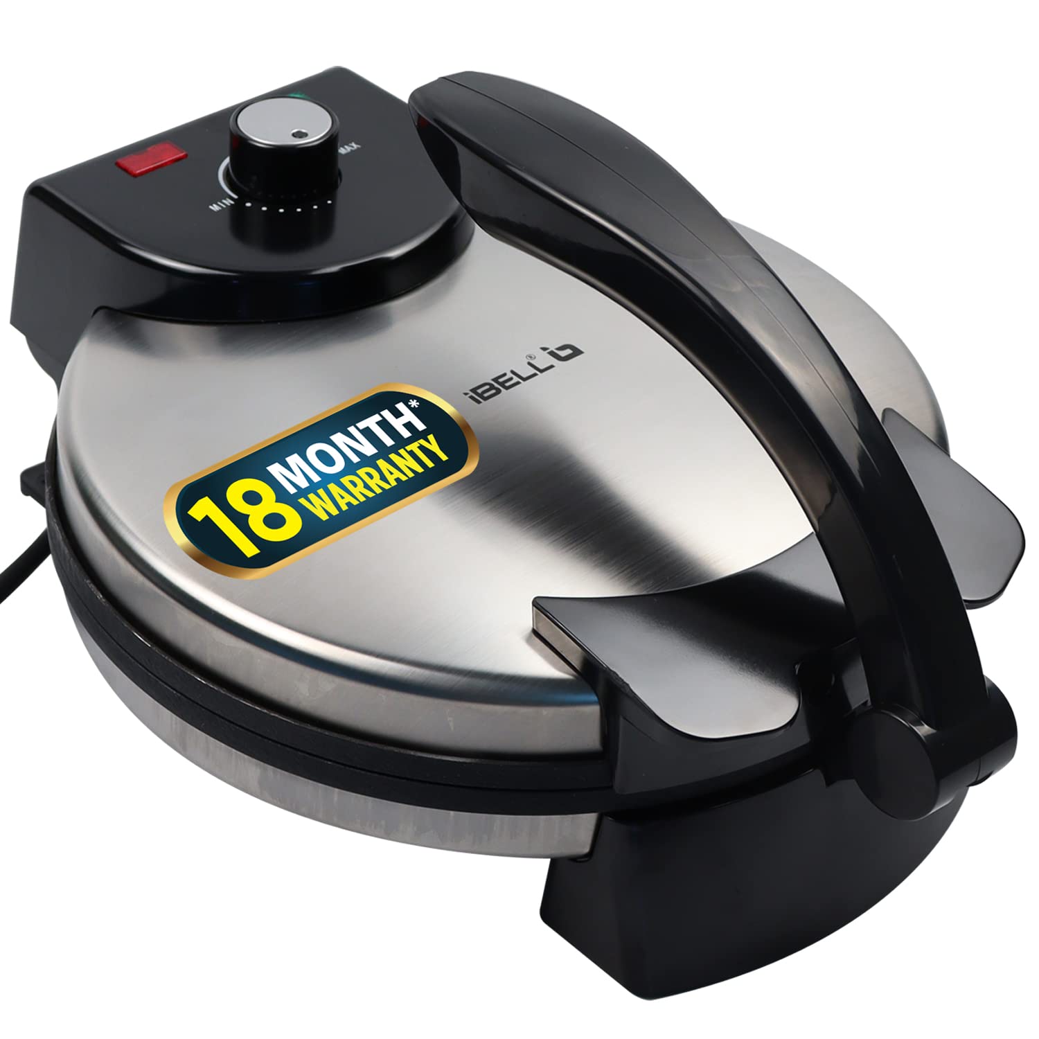 IBELL RM150 ROTI MAKER 1500W NONSTICK ROTI/CHAPATI MAKER BIG SIZE WITH TEMPERATURE CONTROL, 27CM DIAMETER