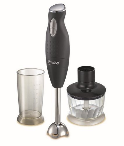 PRESTIGE PHB 6.0 200 WATT 2 SPEED HAND BLENDER WITH BLENDING JAR, CHOPPING, WHISKING ATTACHMENT