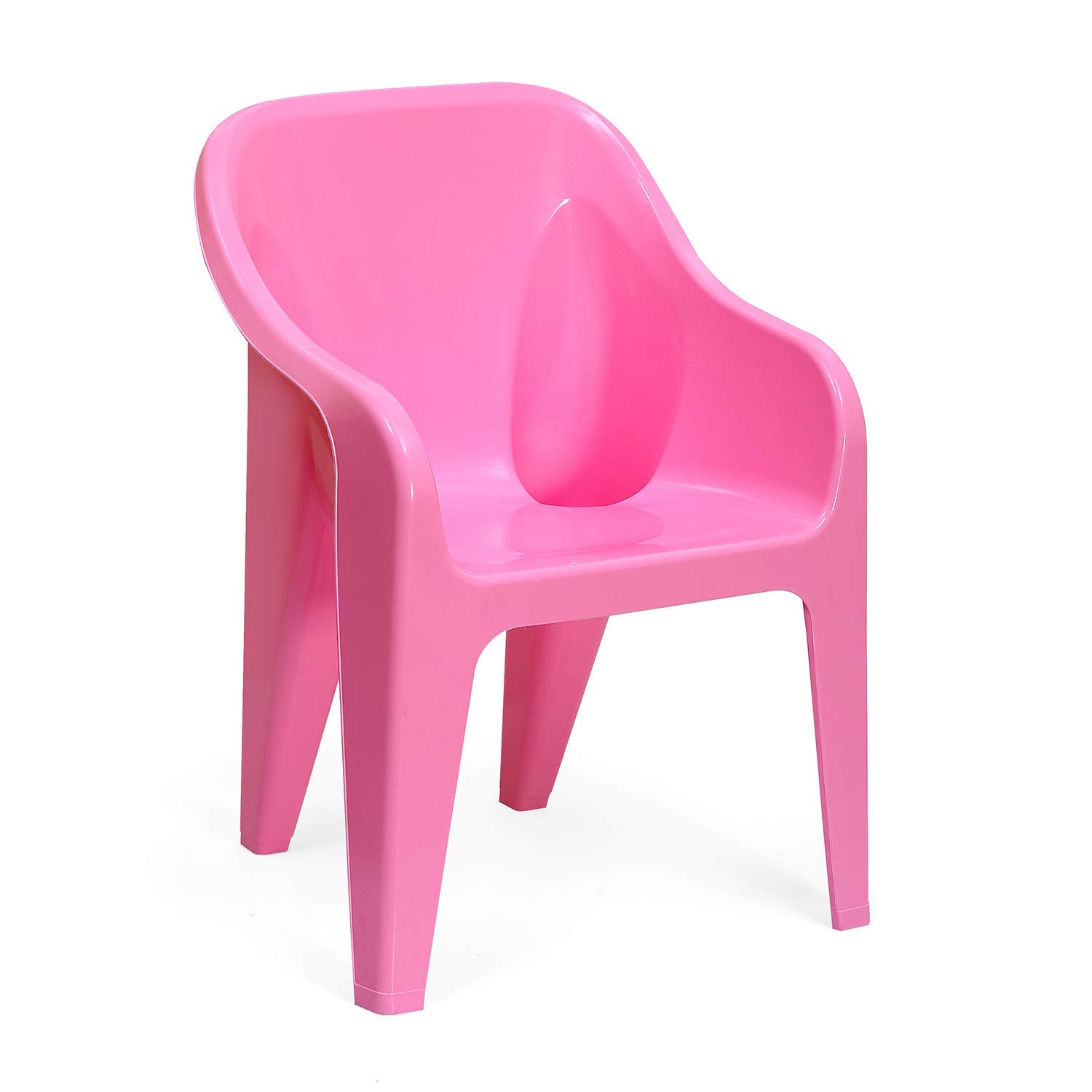  ROLL OVER IMAGE TO ZOOM IN       NILKAMAL EEEZY GEM PINK STRONG AND DURABLE PLASTIC CHAIR FOR KIDS