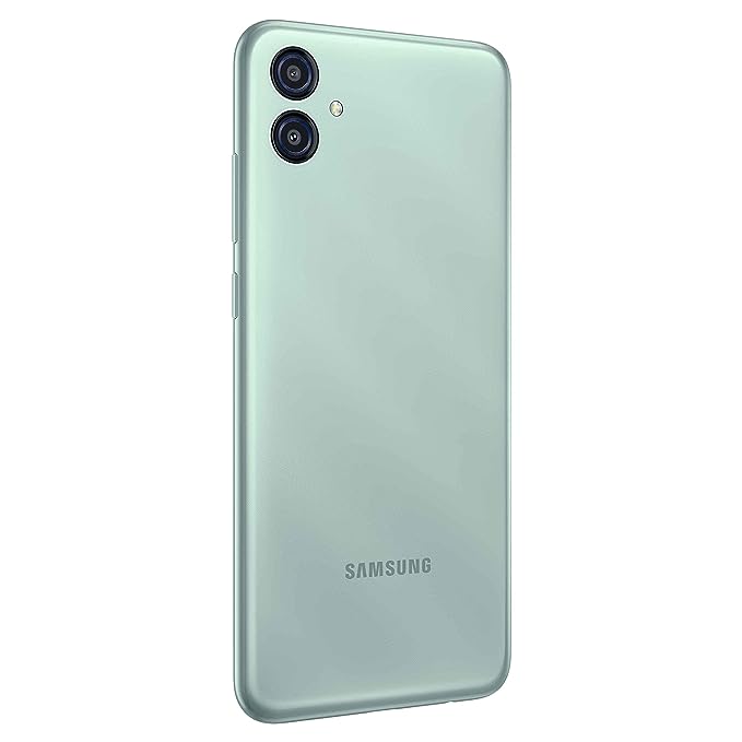 SAMSUNG GALAXY M04 LIGHT GREEN, 4GB RAM, 64GB STORAGE | UPTO 8GB RAM WITH RAM PLUS | MEDIATEK HELIO P35 OCTA-CORE PROCESSOR | 5000 MAH BATTERY | 13MP DUAL CAMERA