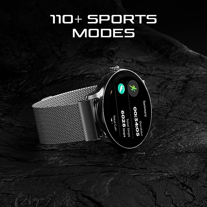 FIRE-BOLTT ACE LUXURY PHOENIX AMOLED STAINLESS STEEL SMART WATCH 1.43