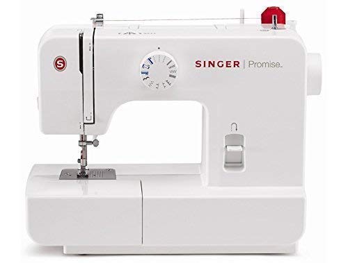 SINGER PROMISE 1408 AUTOMATIC ZIG-ZAG ELECTRIC SEWING MACHINE (WHITE), METAL FRAME