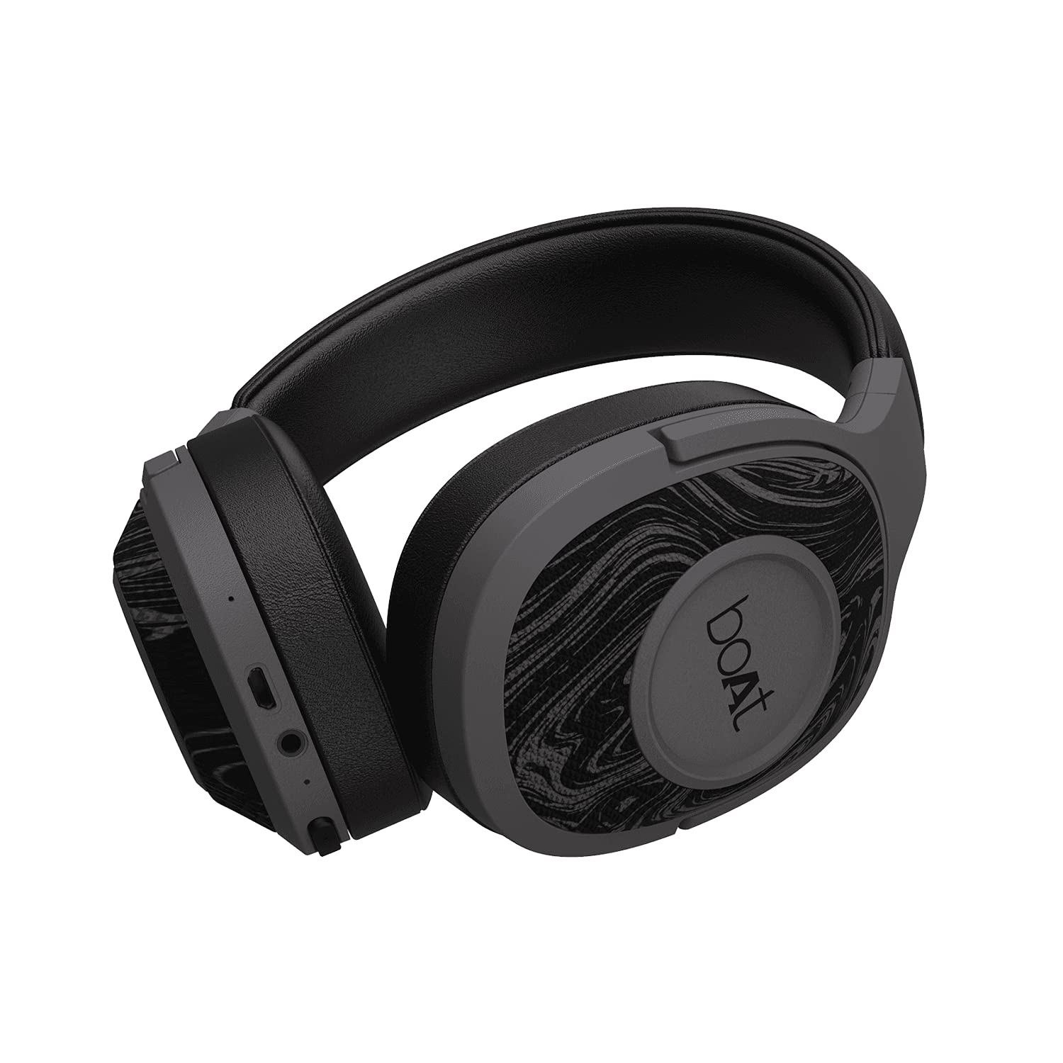 BOAT ROCKERZ 550 BLUETOOTH WIRELESS OVER EAR HEADPHONE WITH MIC (BLACK)