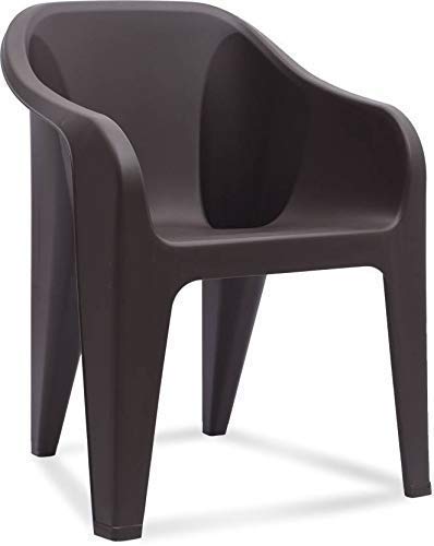 NILKAMAL EEEZYGO PLASTIC CHAIR (BROWN), 60 * 57 * 74 (CHREEEZYGOSRB)