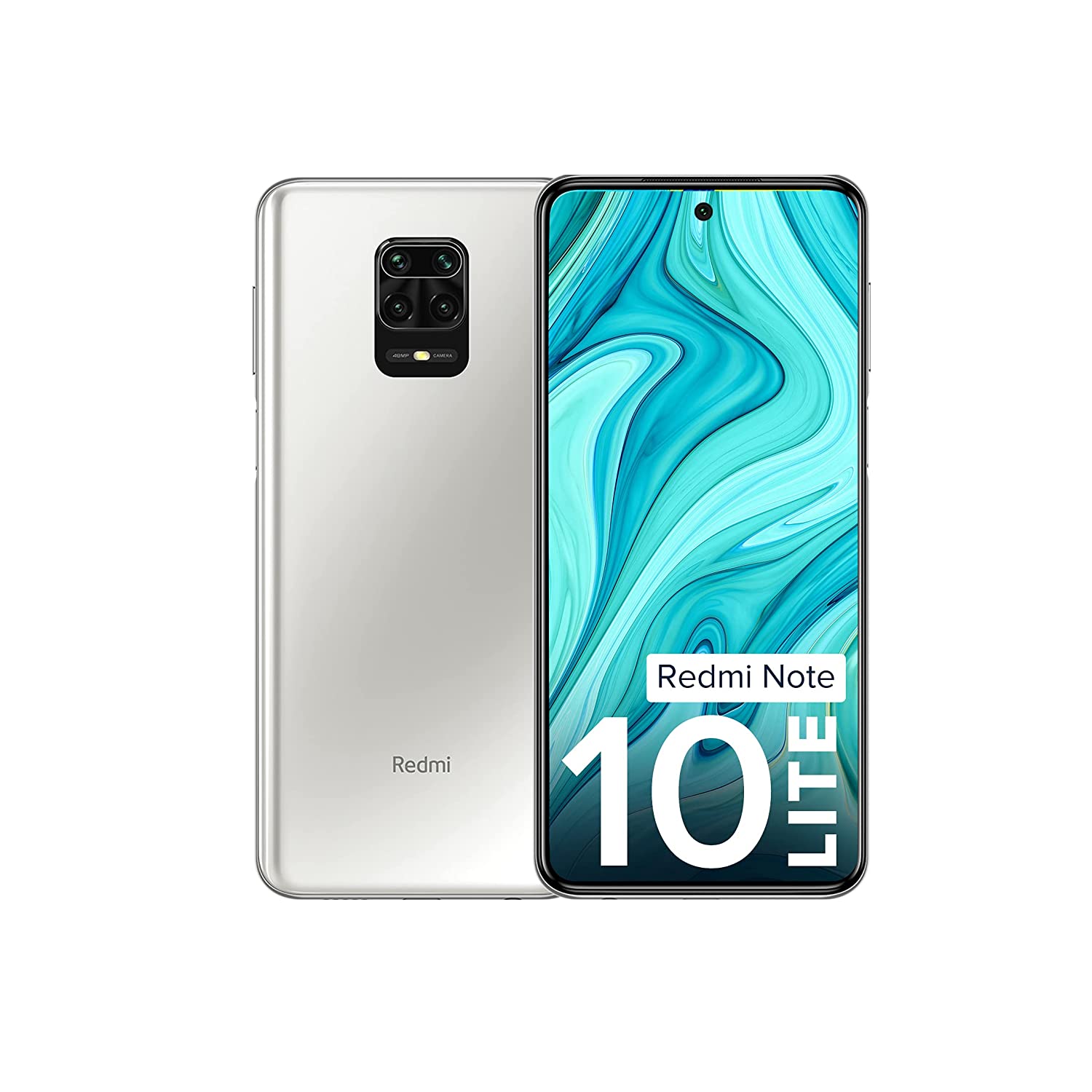 REDMI NOTE 10 LITE (GLACIER WHITE, 4GB RAM, 64GB STORAGE) | ALEXA BUILT-IN