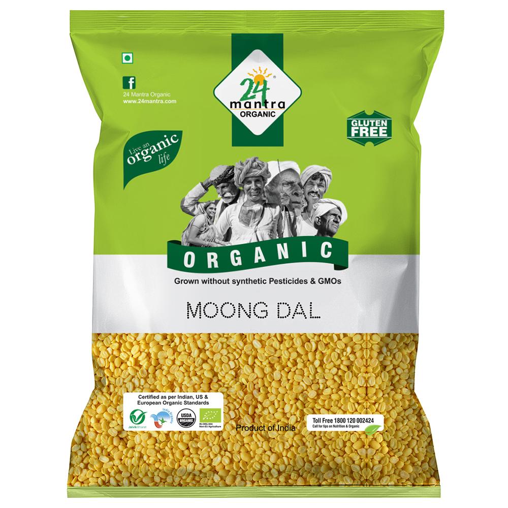 24 MANTRA ORGANIC MOONG DAL 500 G