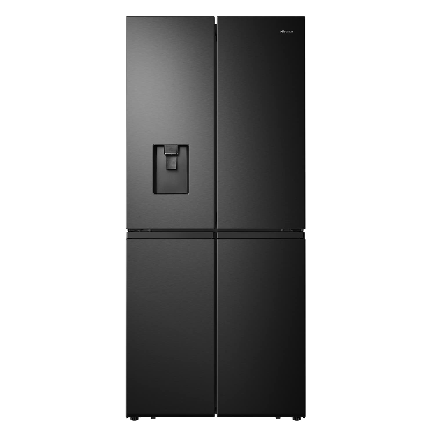 HISENSE 507 L INVERTER FROST-FREE MULTI-DOOR REFRIGERATOR WITH WATER DISPENSER (RQ507N4SBVW, BLACK STAINLESS STEEL FINISH)