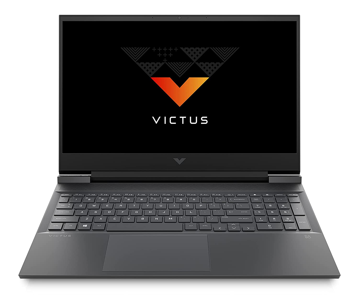 HP VICTUS AMD RYZEN 5 5600H 16.1 INCHES FHD GAMING LAPTOP (8GB RAM/512GB SSD/4GB RADEON RX5500M GRAPHICS/FLICKER FREE DISPLAY/WINDOWS 10 HOME/MS OFFICE/MICA SILVER/2.48 KG), 16-E0162AX, BLACK