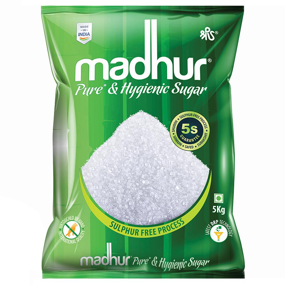 MADHUR PURE & HYGIENIC SUGAR 5 KG