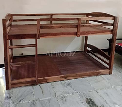 APRODZ SHEESHAM WOOD SHIPRY BUNK BED FOR CHILDREN FURNITURE