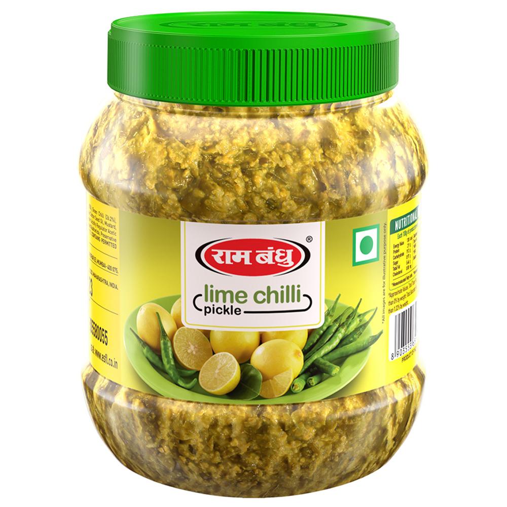 RAMBANDHU LIME CHILLI PICKLE 350 G