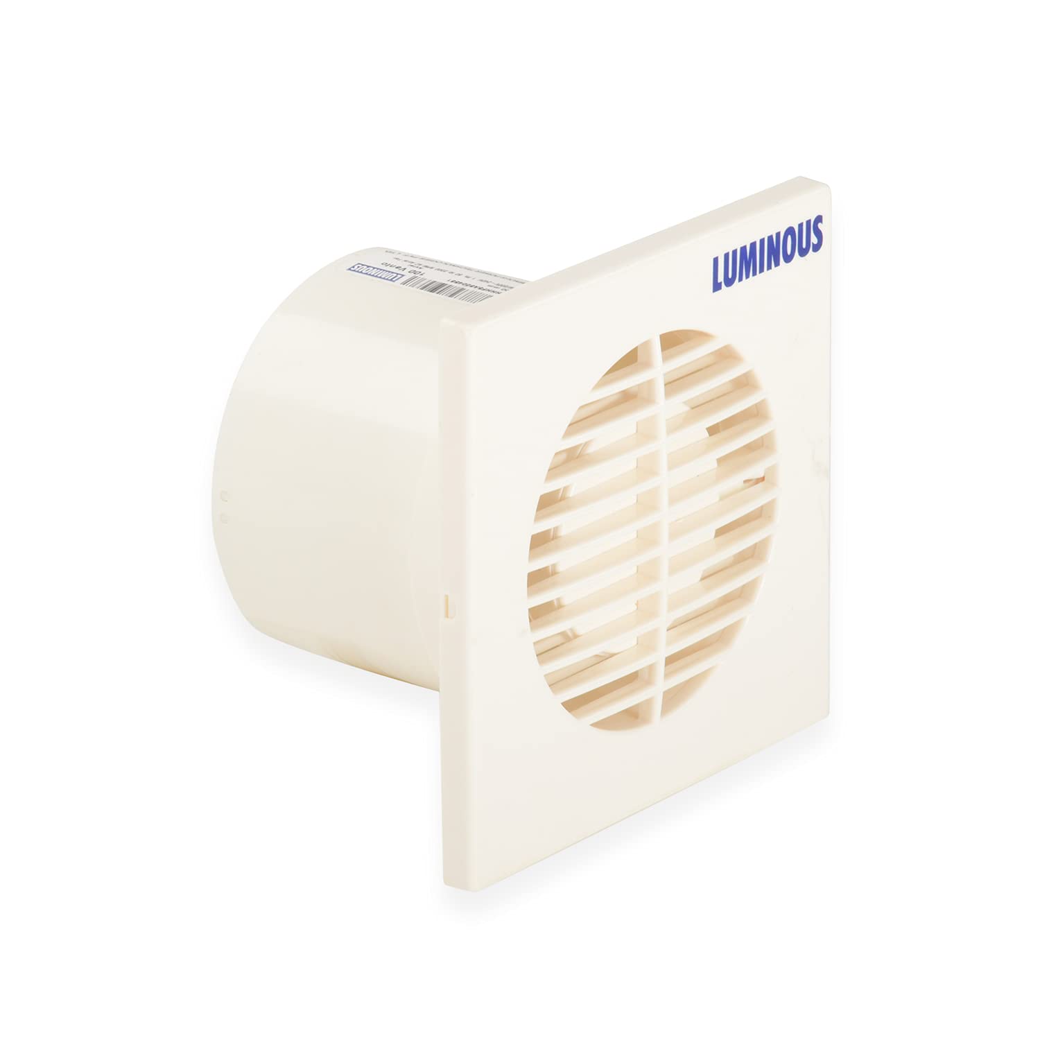 LUMINOUS VENTO AXIAL 100 MM EXHAUST FAN FOR KITCHEN, BATHROOM, AND OFFICE (CUT-OUT SIZE - CIRCLE DIAMETER 111 MM, WHITE)