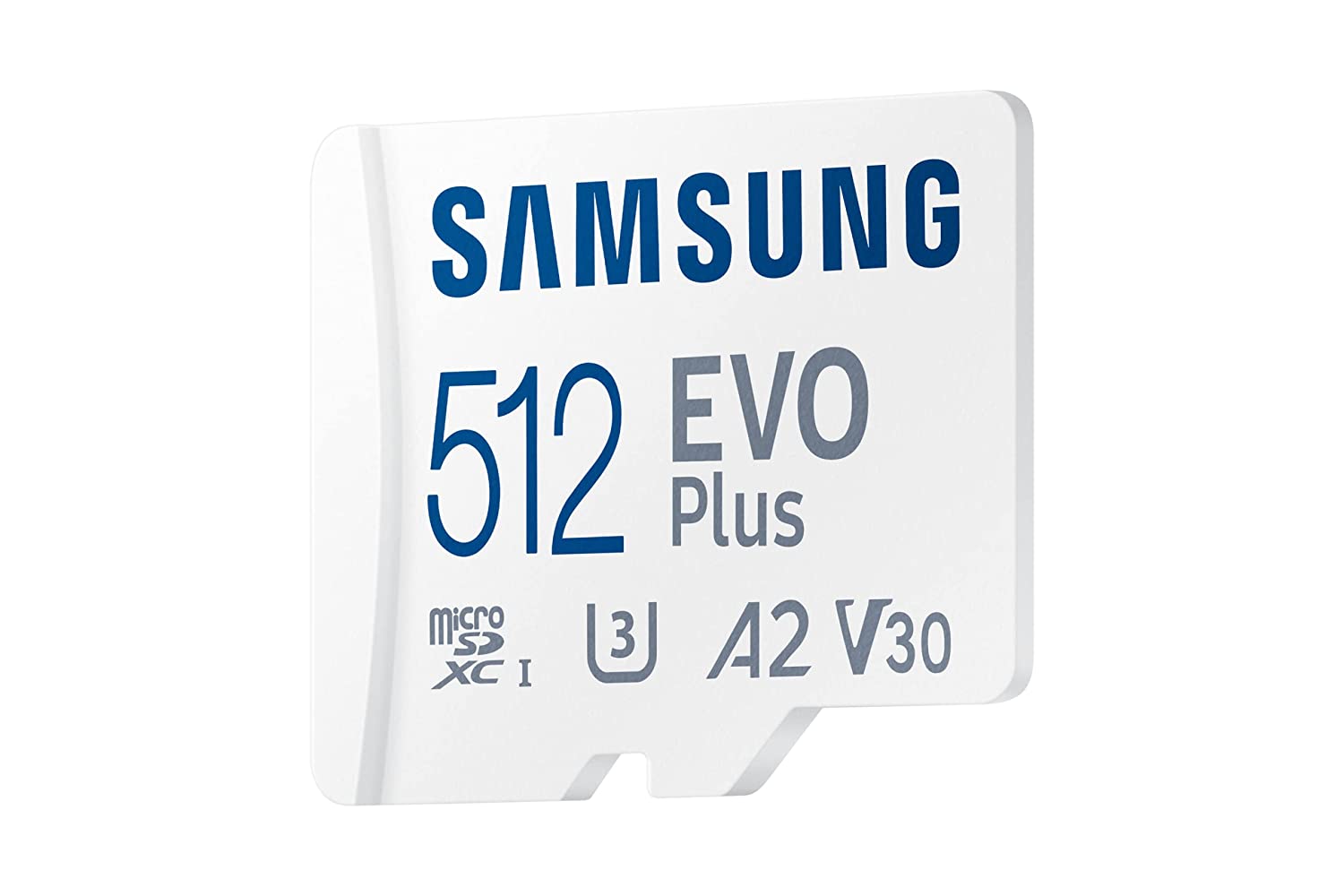 SAMSUNG EVO PLUS 512GB MICROSDXC UHS-I U3 130MB/S FULL HD & 4K UHD MEMORY CARD WITH ADAPTER (MB-MC512KA), BLUE