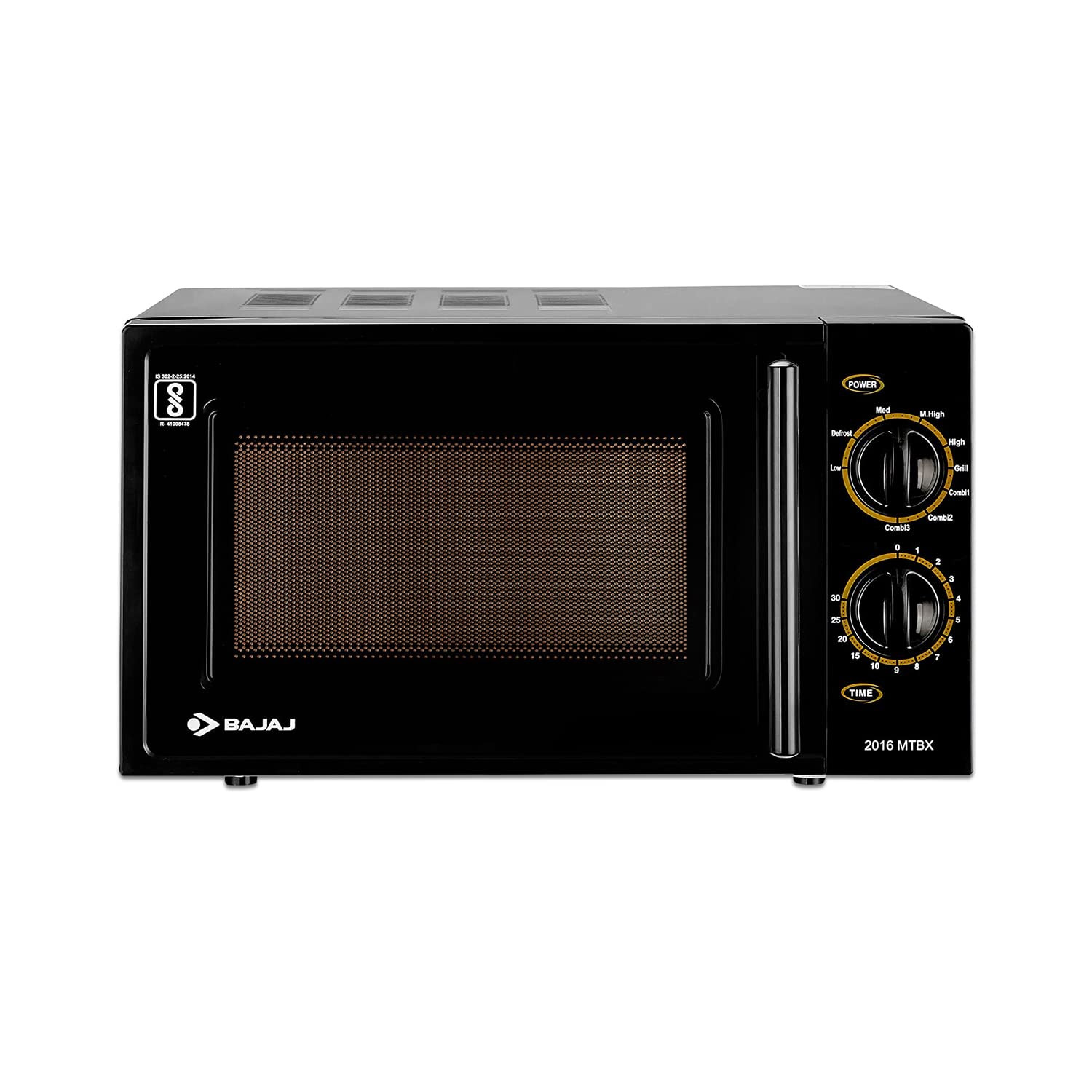 BAJAJ MTBX 2016 20L GRILL MICROWAVE OVEN, BLACK