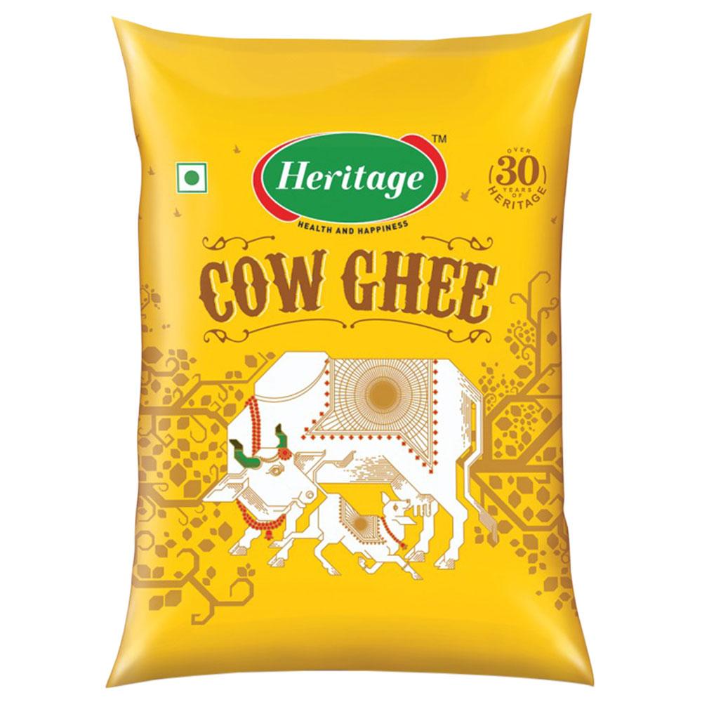 HERITAGE COW GHEE 1 L (POUCH)