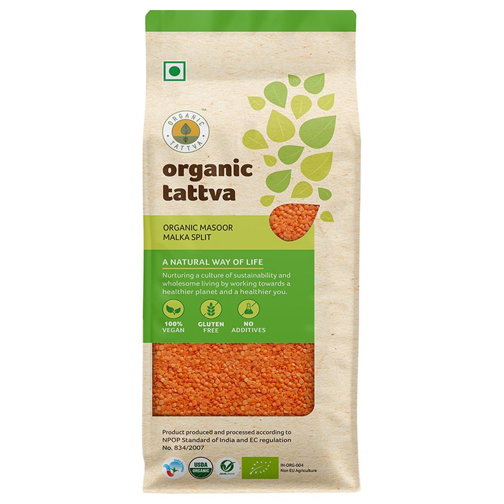 ORGANIC TATTVA MALKA MASOOR DAL 500 G