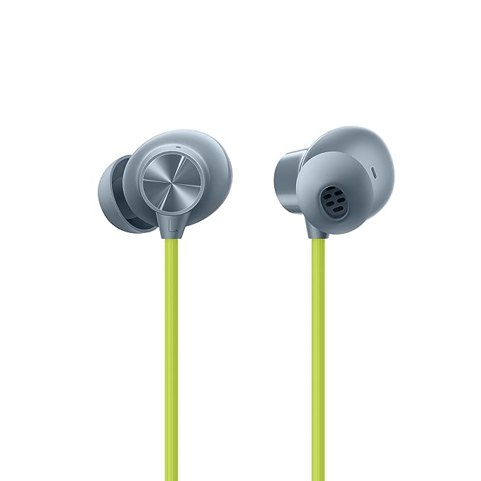 ONEPLUS BULLETS Z2 BLUETOOTH WIRELESS IN EAR EARPHONES WITH MIC, BOMBASTIC BASS - 12.4 MM DRIVERS, 10 MINS CHARGE - 20 HRS MUSIC, 30 HRS BATTERY LIFE (JAZZ GREEN)