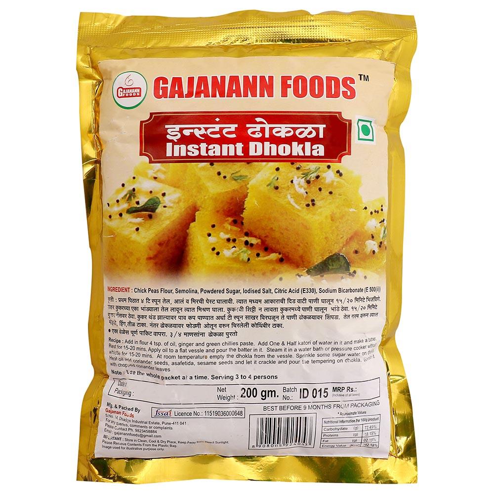 GAJANANN FOODS INSTANT DHOKLA MIX 200 G