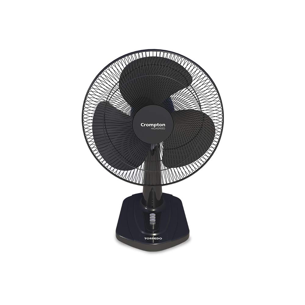 CROMPTON HIGHSPEED TORPEDO 400-MM TABLE FAN (BLACK)