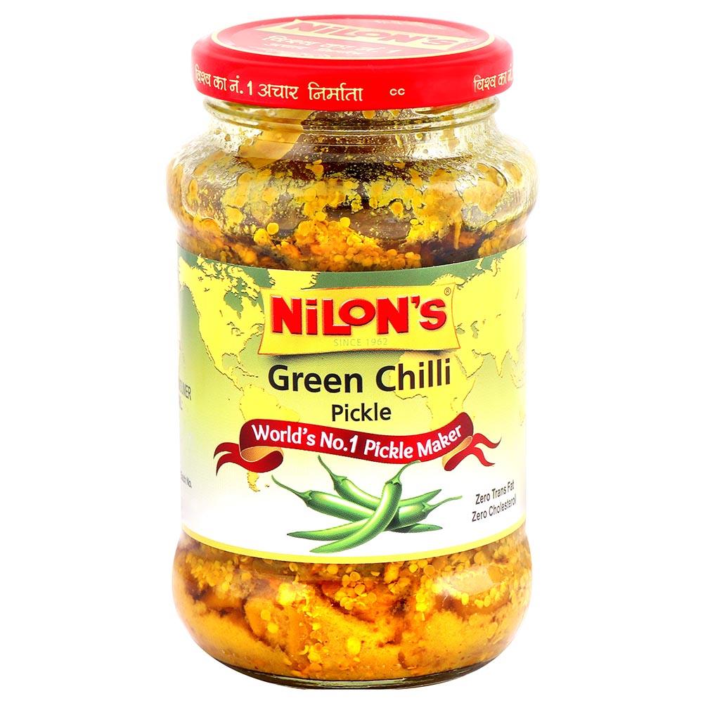 NILON'S GREEN CHILLI PICKLE 375 G