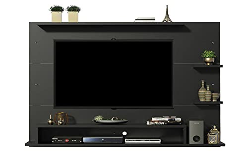 HEERA MOTI CORPORATION PANELS TV ENTERTAINMENT WALL MOUNT UNIT/WALL PANELS FOR TV UNIT UP TO 55 INCHES (FINISH: - BLACK MATT)