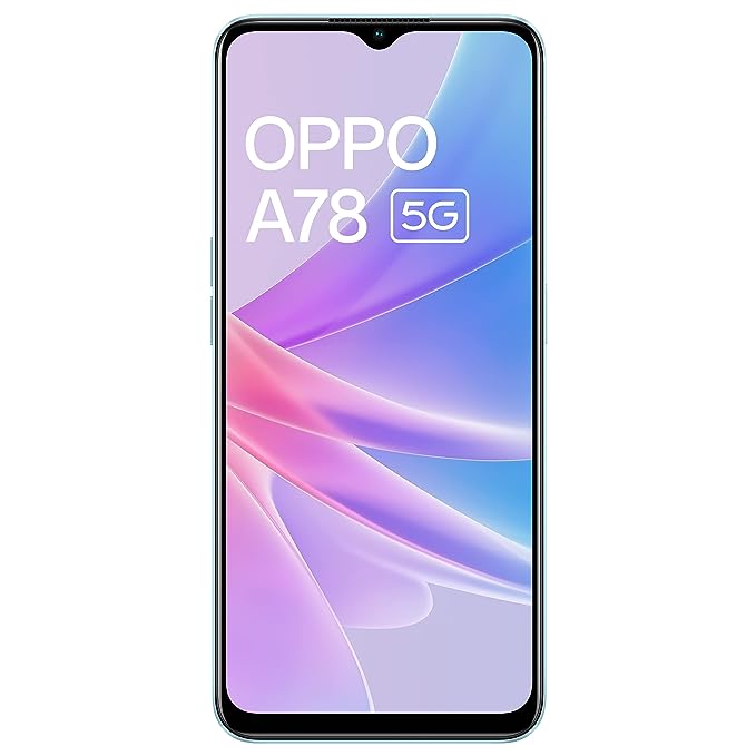 OPPO A78 5G (GLOWING BLUE, 8GB RAM, 128 STORAGE) 