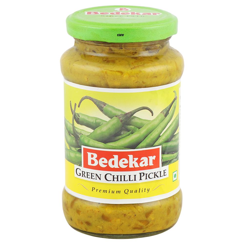 BEDEKAR PREMIUM GREEN CHILLI PICKLE 400 G