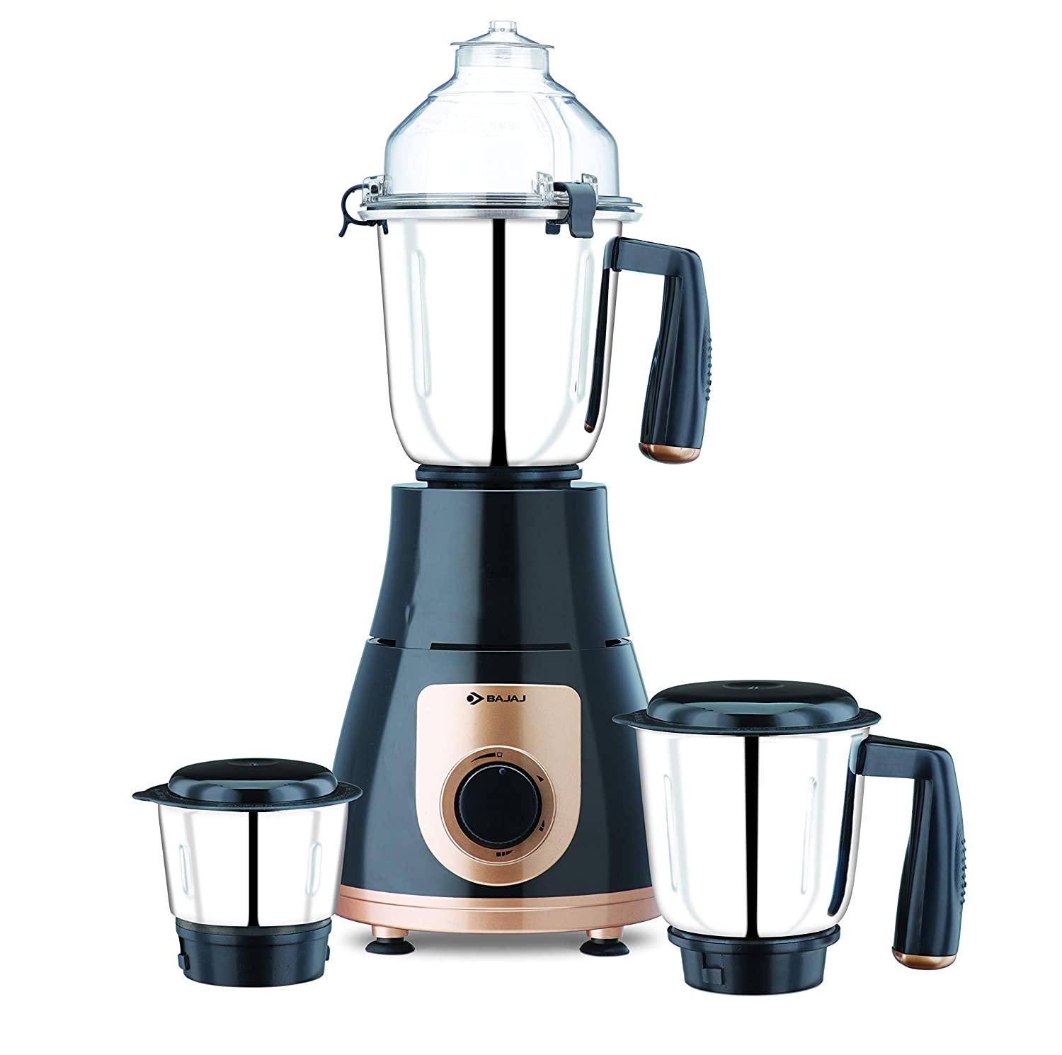 BAJAJ GX-3701 750W MIXER GRINDER WITH NUTRI-PRO FEATURE, 3 JARS, BLACK