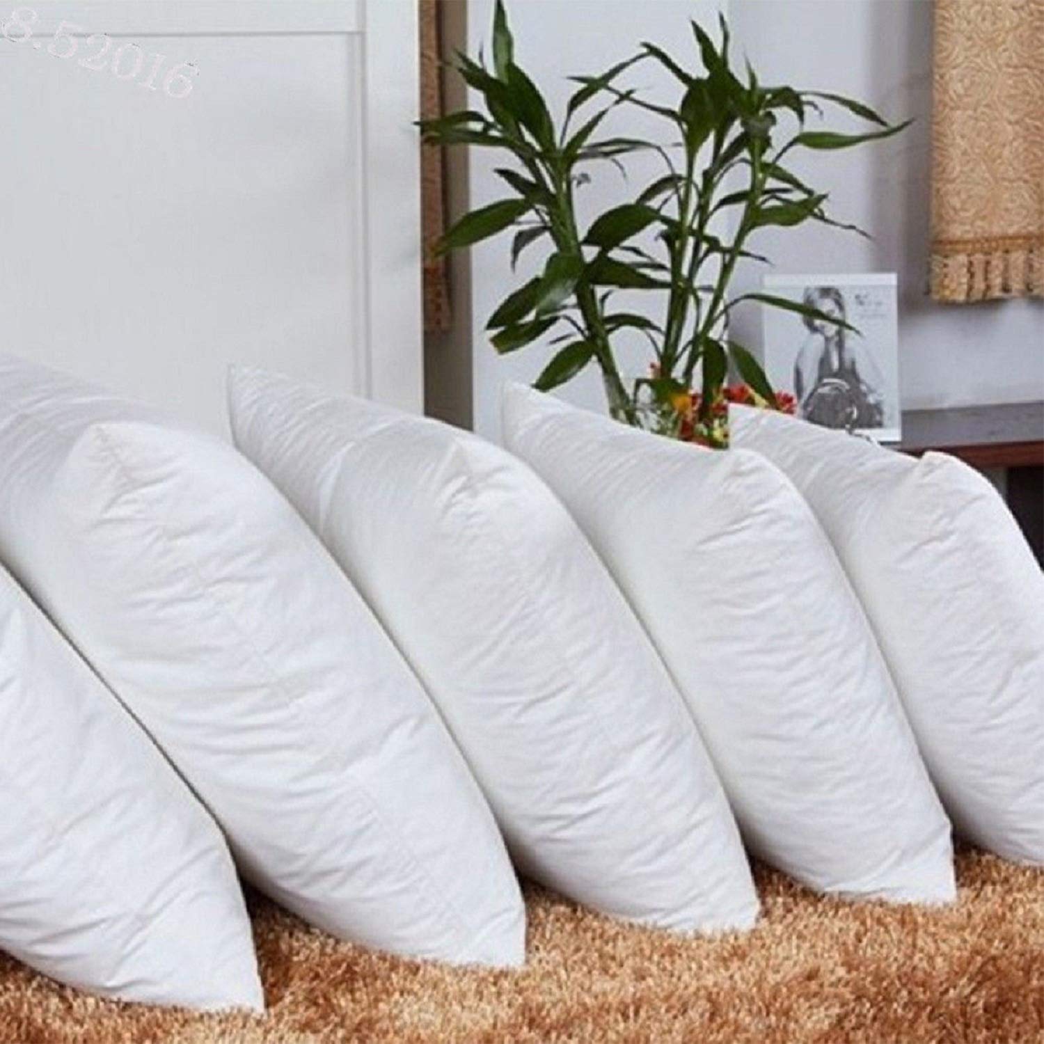 JDX WHITE FILLER CUSHION (16X16) OR 40X40 CM (SET OF 5)