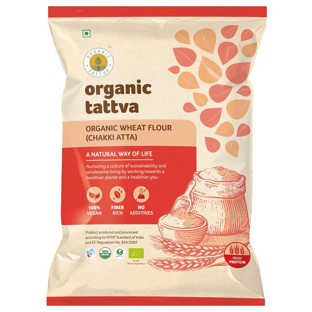 ORGANIC TATTVA CHAKKI WHEAT FLOUR 5 KG