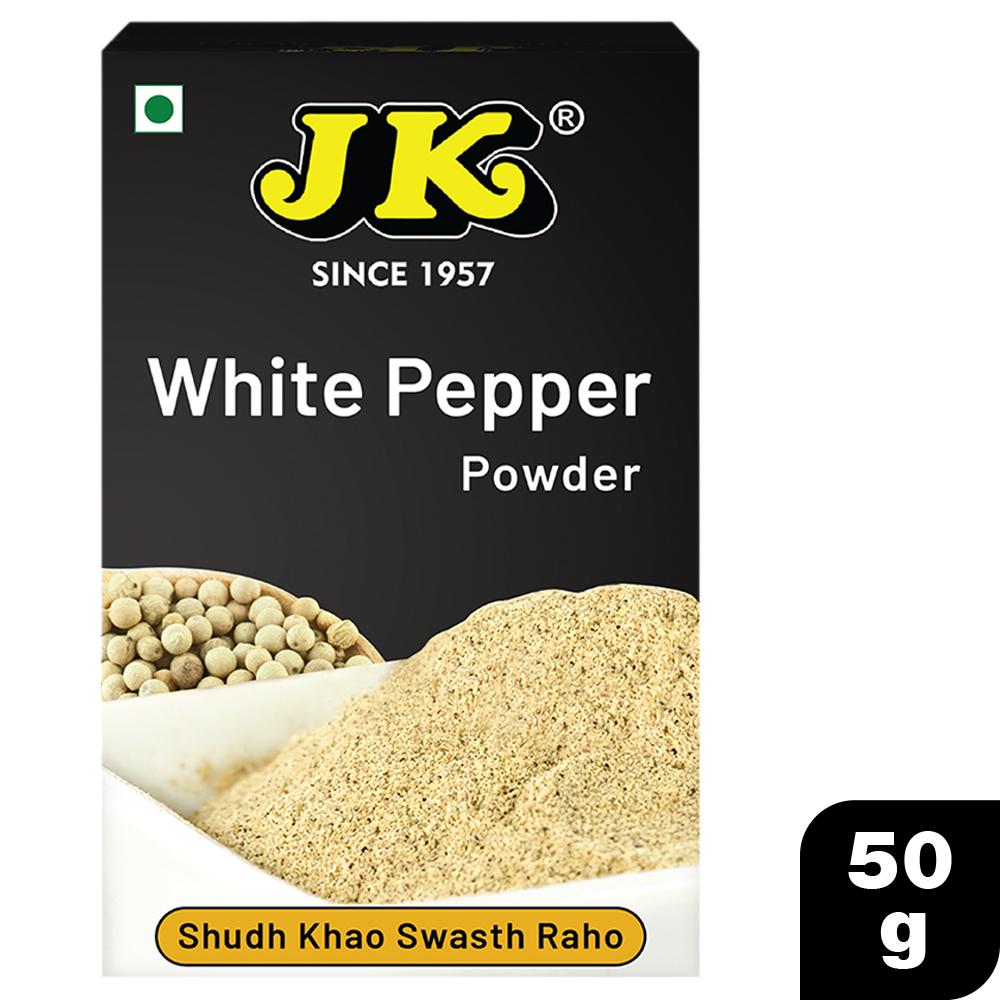 JK WHITE PEPPER POWDER 50 G