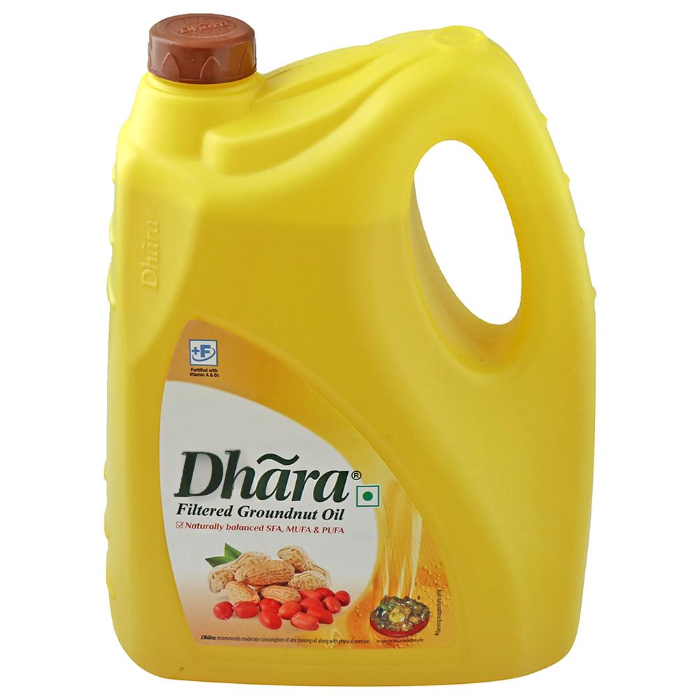 DHARA FILTERED GROUNDNUT OIL 5 L