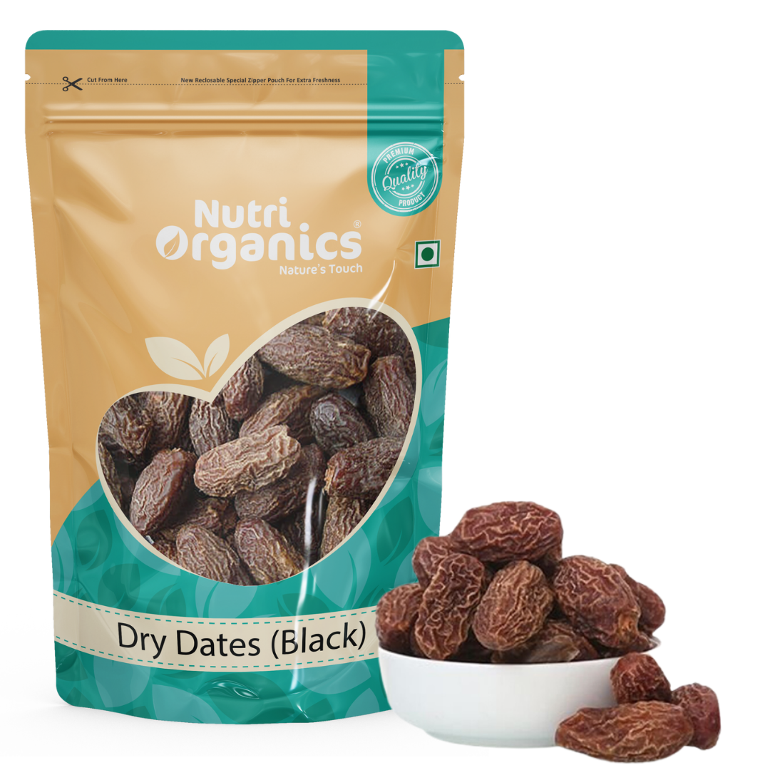 NUTRI ORGANICS CHUARA|KHARIK DRY DATES (BLACK) 250 G