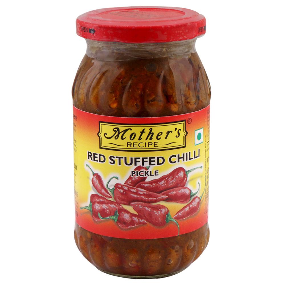 MOTHER'S RECIPE STUFFED RED CHILLI PICKLE 400 G