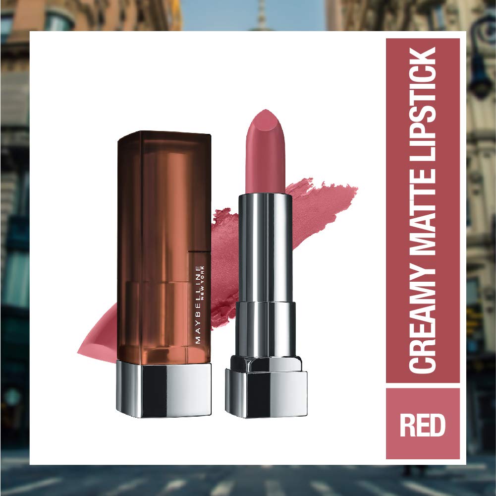 MAYBELLINE NEW YORK COLOR SENSATIONAL CREAMY MATTE LIPSTICK, 660 TOUCH OF SPICE, 3.9G.