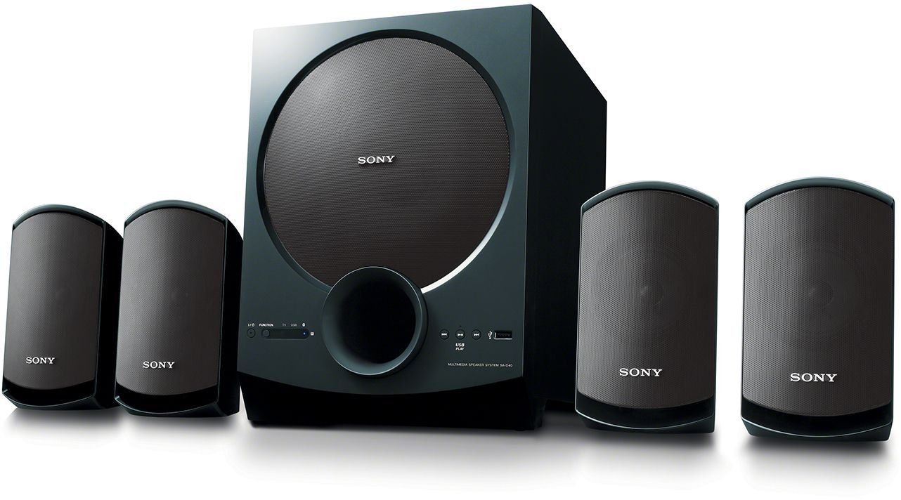 SONY SA-D40 4.1 CHANNEL MULTIMEDIA SPEAKER SYSTEM WITH BLUETOOTH (BLACK)