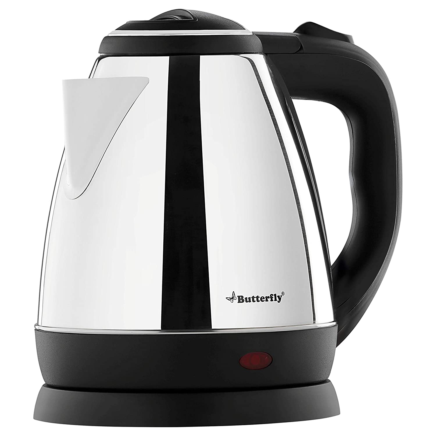 BUTTERFLY EKN 1.5-LITRE ELECTRIC KETTLE (SILVER WITH BLACK)