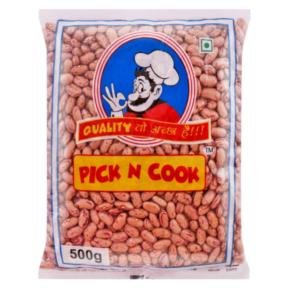 PICK N COOK WHITE CHITRA RAJMA 500 G