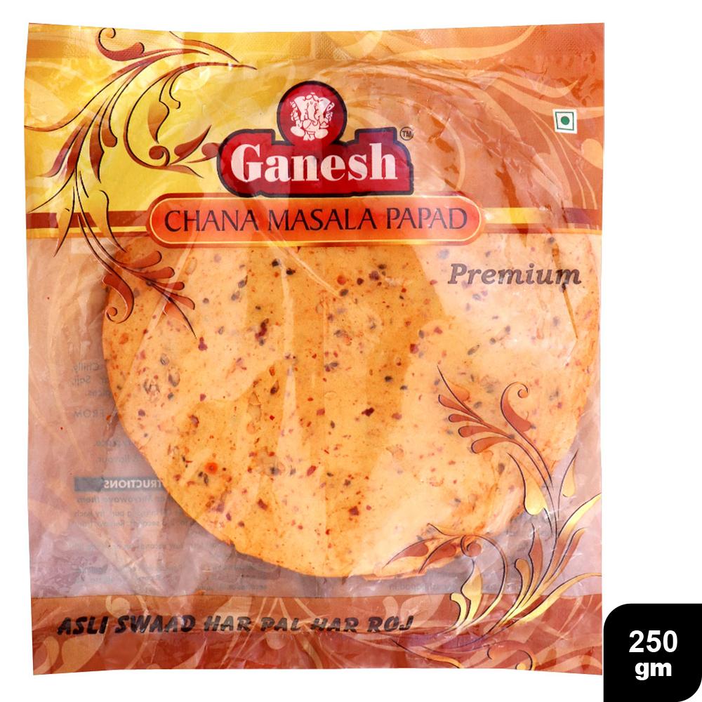 GANESH CHANA MASALA PAPAD 250 G